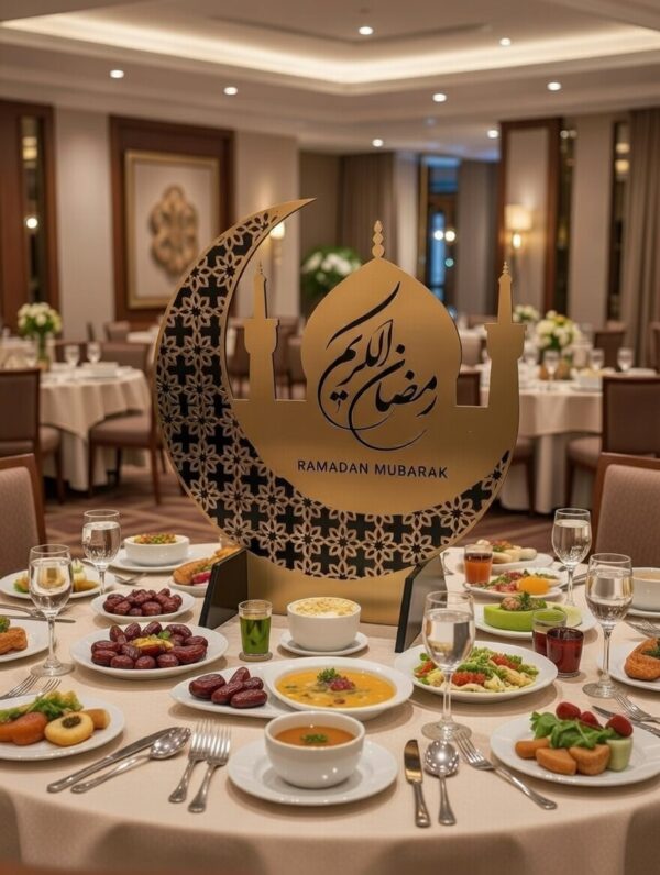 استند رمضان مبارک- میز افطار استند رمضان مبارک