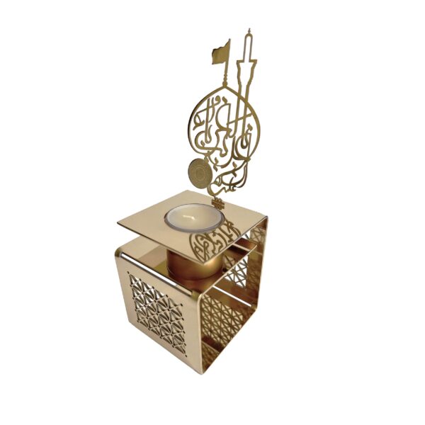 شمعدان 1 استند دکوراتیو سایهنما - طرح غریب الغرباء